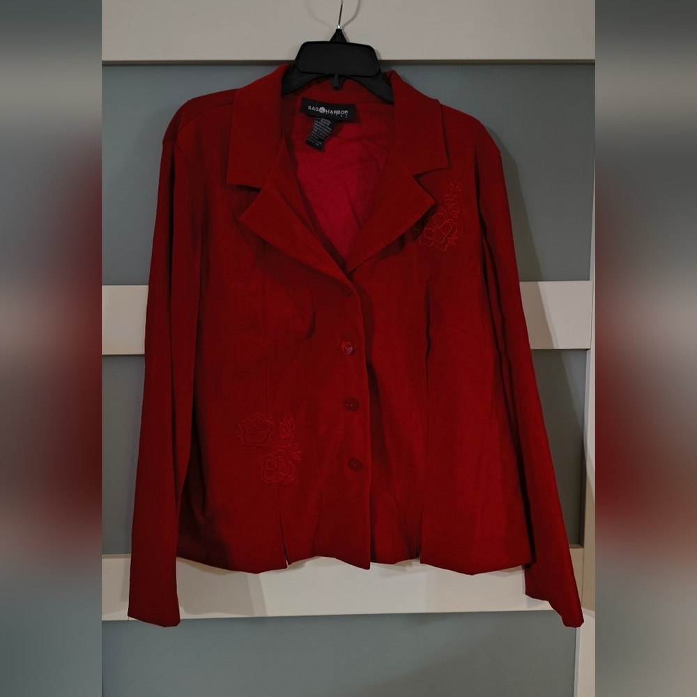Sag Harbor Red Blazer
